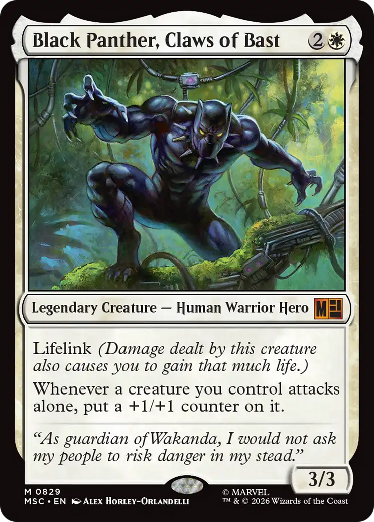 Black Panther, Claws of Bast [Marvel Super Heroes Commander] | Mega City Incorporated