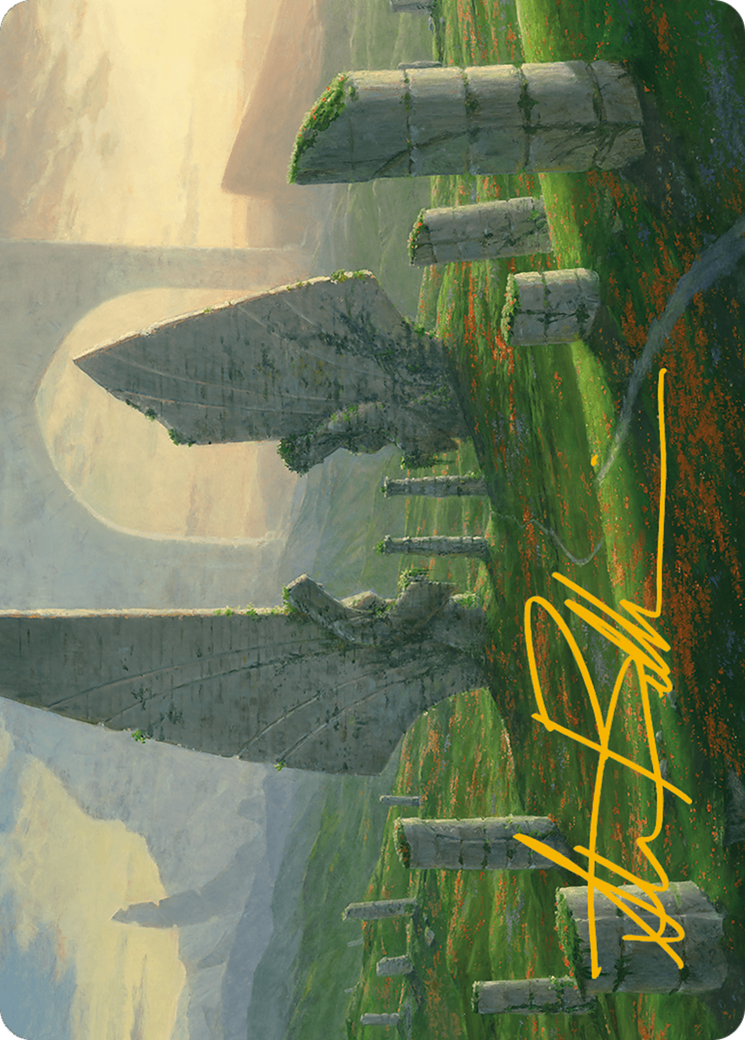 Monumental Henge Art Card (Gold-Stamped Signature) [Modern Horizons 3 Art Series] | Mega City Incorporated