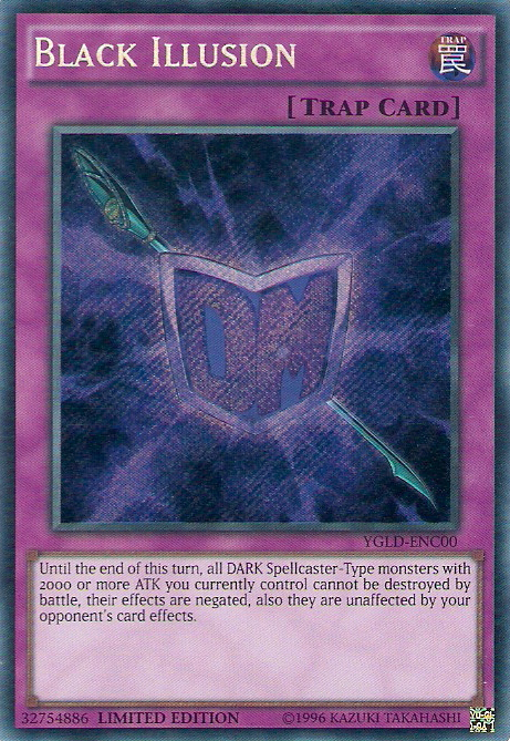 Black Illusion [YGLD-ENC00] Secret Rare | Mega City Incorporated