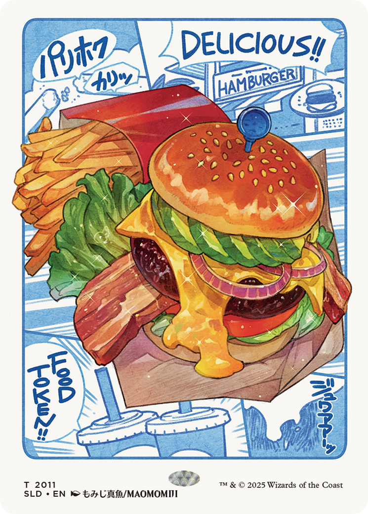 Food Token (2011) (Rainbow Foil) [Secret Lair Drop Series] | Mega City Incorporated