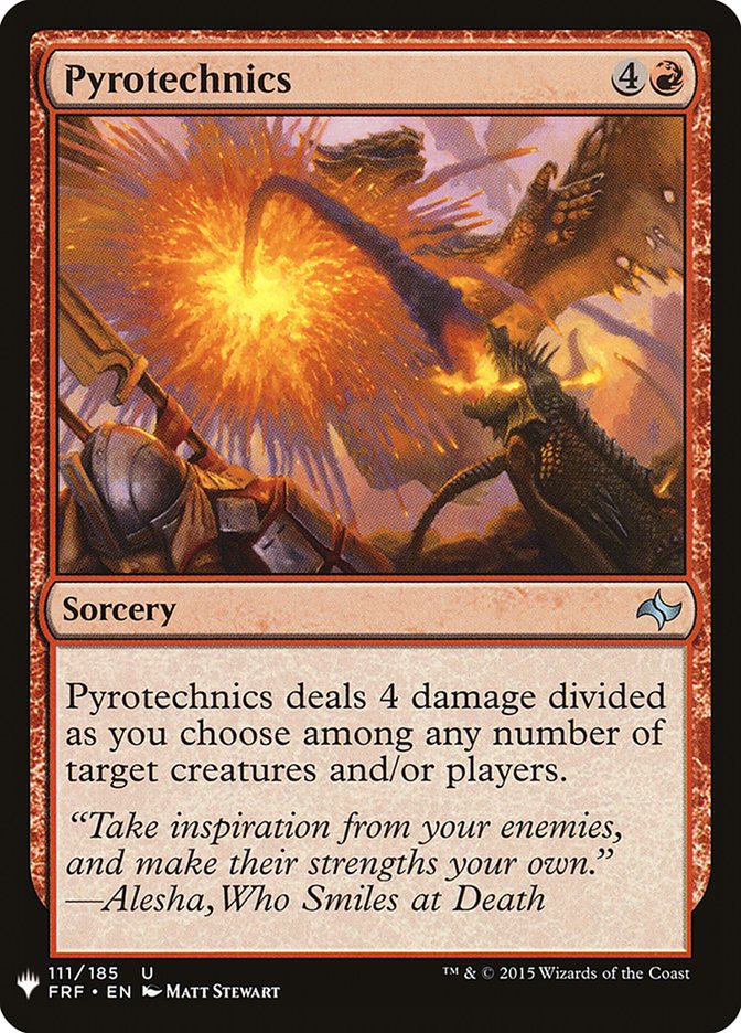 Pyrotechnics [Mystery Booster] | Mega City Incorporated