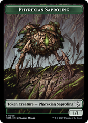 First Mate Ragavan // Phyrexian Saproling Double-Sided Token [March of the Machine Tokens] | Mega City Incorporated