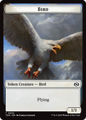 Inkling // Bird Double-Sided Token [Tarkir: Dragonstorm Commander Tokens] | Mega City Incorporated