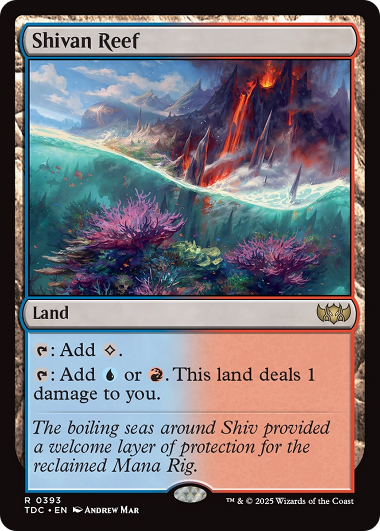 Shivan Reef [Tarkir: Dragonstorm Commander] | Mega City Incorporated