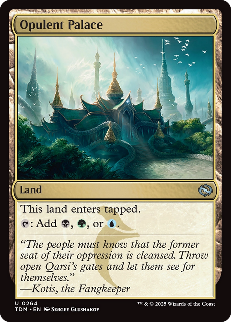 Opulent Palace [Tarkir: Dragonstorm] | Mega City Incorporated