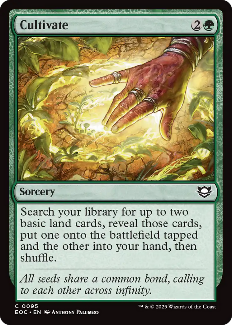 Cultivate [Edge of Eternities Commander] | Mega City Incorporated