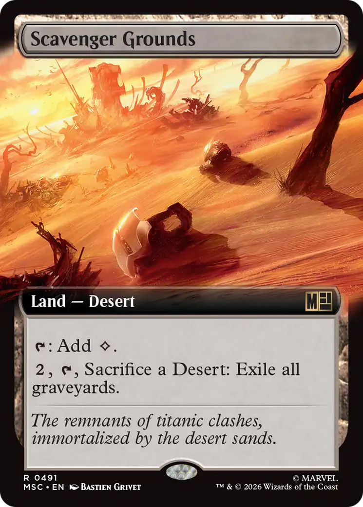 Scavenger Grounds (Extended Art) [Marvel Super Heroes Commander] | Mega City Incorporated