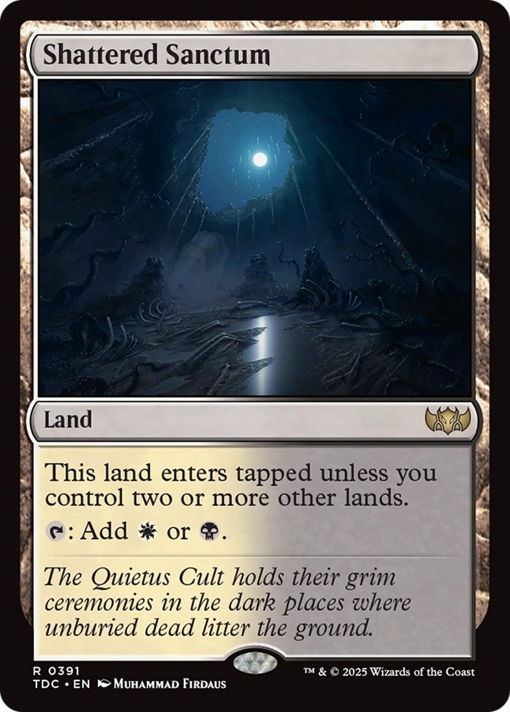 Shattered Sanctum [Tarkir: Dragonstorm Commander] | Mega City Incorporated