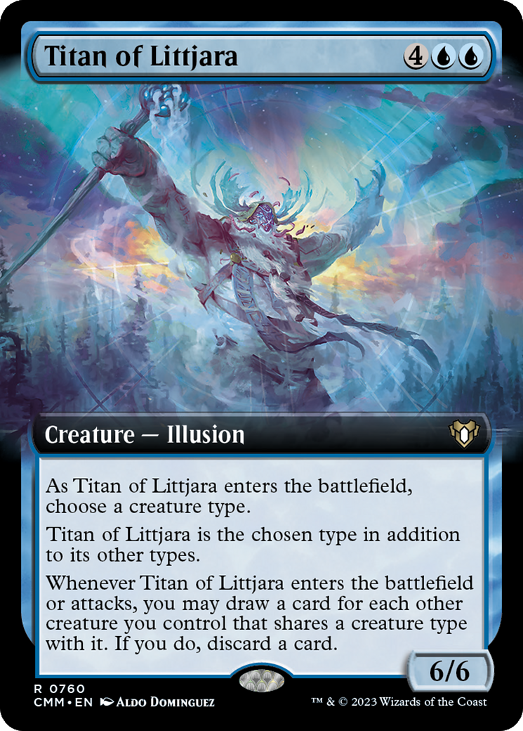 Titan of Littjara (Extended Art) [Commander Masters] | Mega City Incorporated