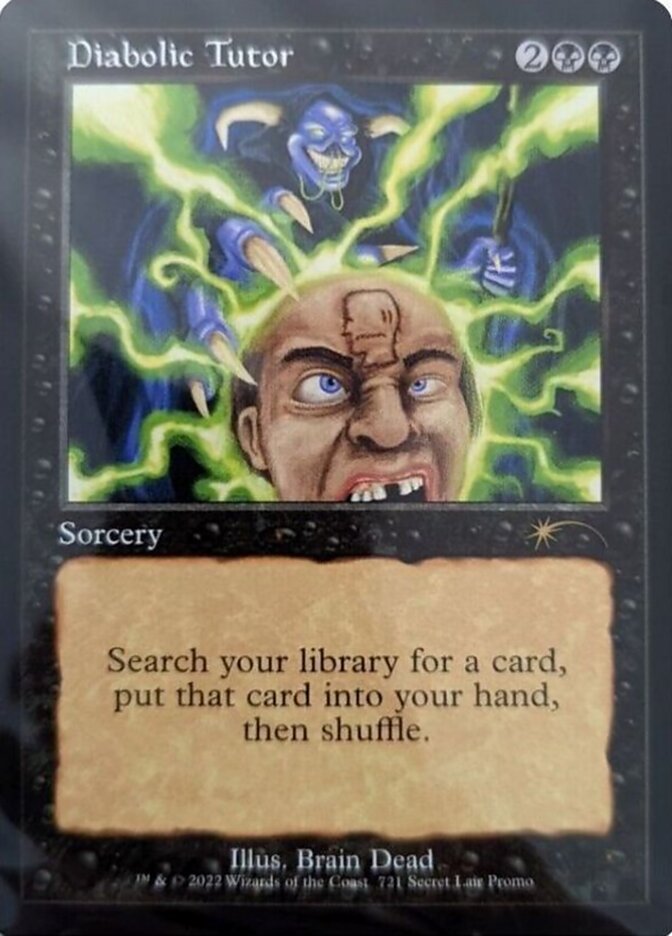 Diabolic Tutor (Retro) [Secret Lair Drop Promos] | Mega City Incorporated