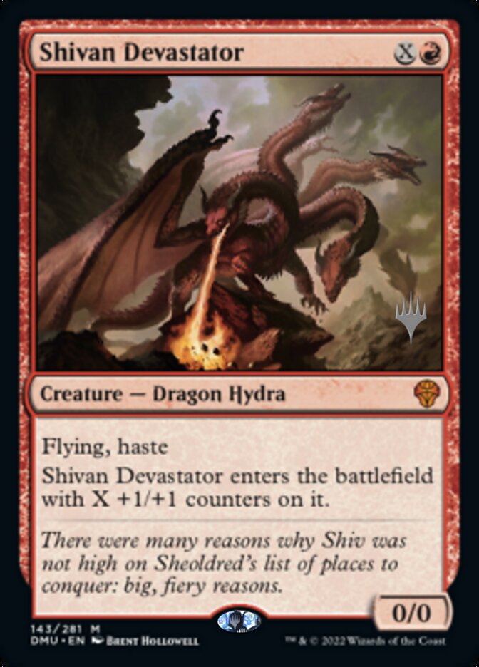 Shivan Devastator (Promo Pack) [Dominaria United Promos] | Mega City Incorporated