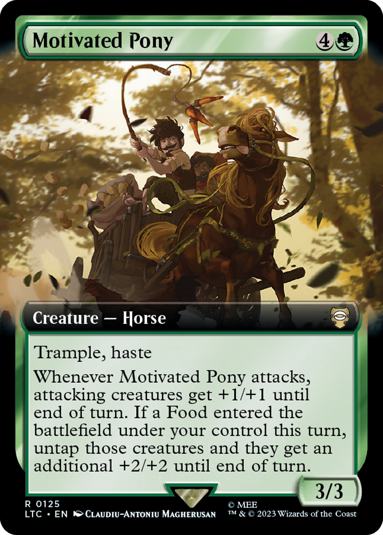 Motivated Pony (Extended Art) [The Lord of the Rings: Tales of Middle-Earth Commander] | Mega City Incorporated