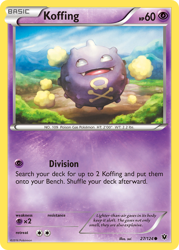 Koffing (27/124) [XY: Fates Collide] | Mega City Incorporated