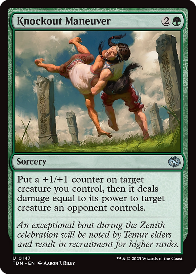 Knockout Maneuver [Tarkir: Dragonstorm] | Mega City Incorporated