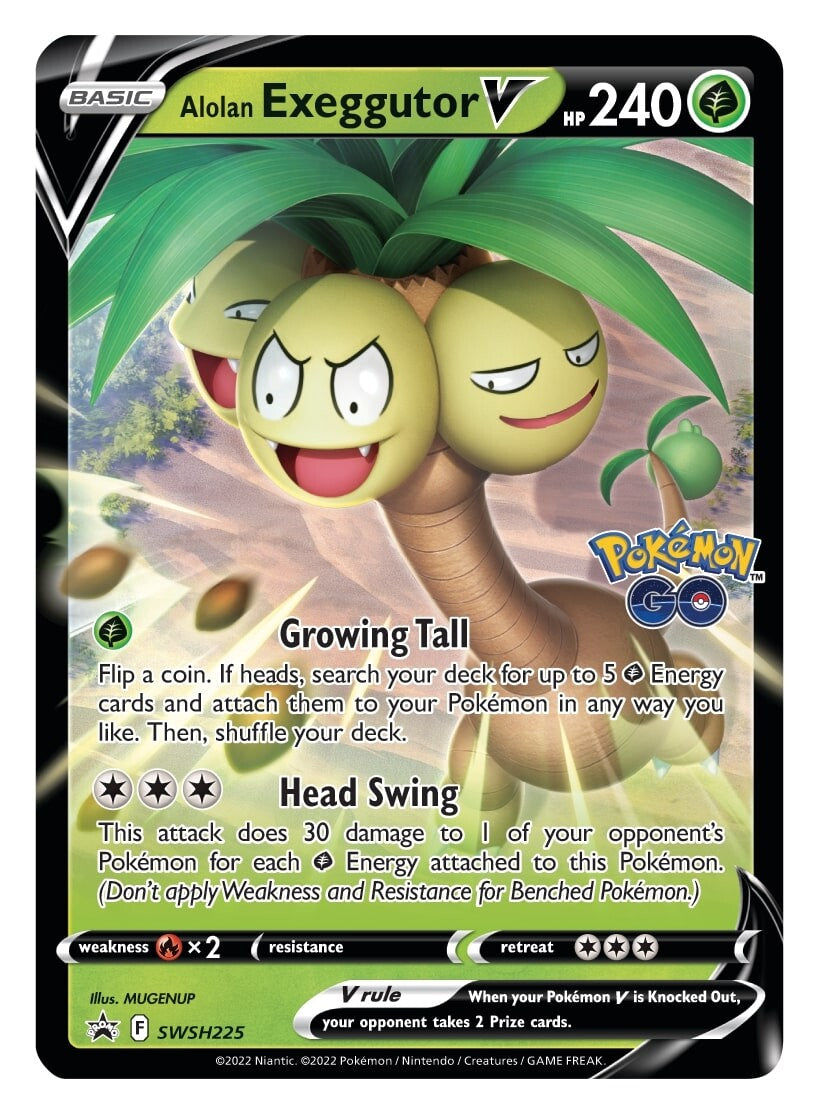 Alolan Exeggutor V (SWSH225) [Sword & Shield: Black Star Promos] | Mega City Incorporated