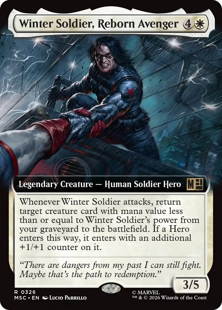 Winter Soldier, Reborn Avenger (Extended Art) [Marvel Super Heroes Commander] | Mega City Incorporated