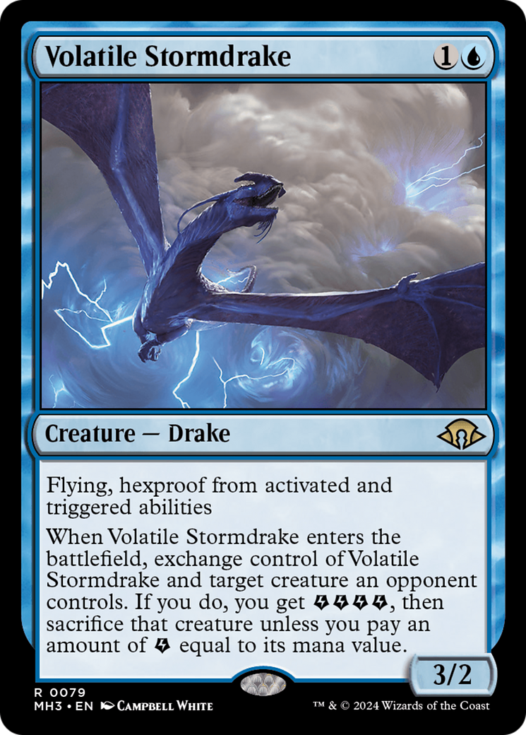 Volatile Stormdrake [Modern Horizons 3] | Mega City Incorporated