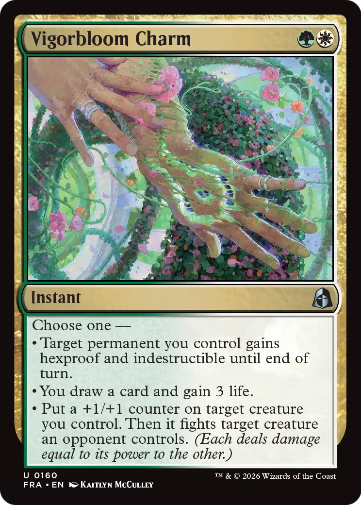 Vigorbloom Charm [Reality Fracture] | Mega City Incorporated