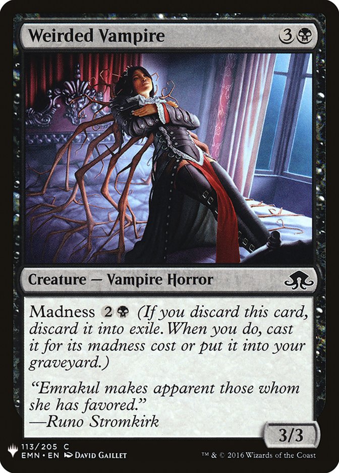 Weirded Vampire [Mystery Booster] | Mega City Incorporated