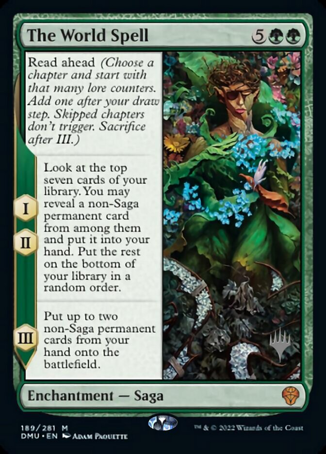 The World Spell (Promo Pack) [Dominaria United Promos] | Mega City Incorporated