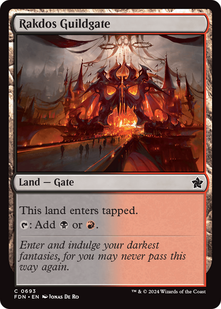 Rakdos Guildgate [Foundations] | Mega City Incorporated