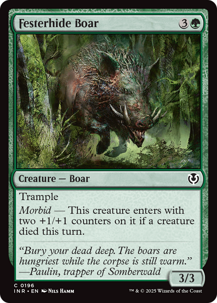 Festerhide Boar [Innistrad Remastered] | Mega City Incorporated