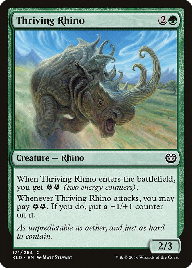 Thriving Rhino [Kaladesh] | Mega City Incorporated