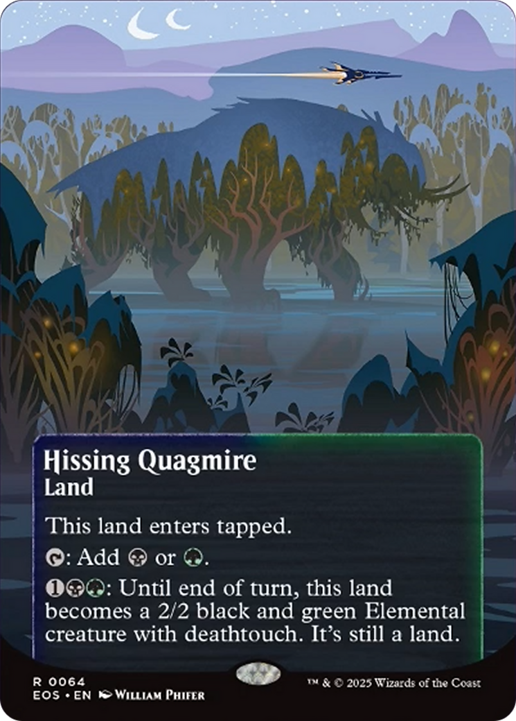 Hissing Quagmire (0064) (Borderless) [Edge of Eternities: Stellar Sights] | Mega City Incorporated