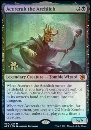 Acererak the Archlich [Dungeons & Dragons: Adventures in the Forgotten Realms Prerelease Promos] | Mega City Incorporated