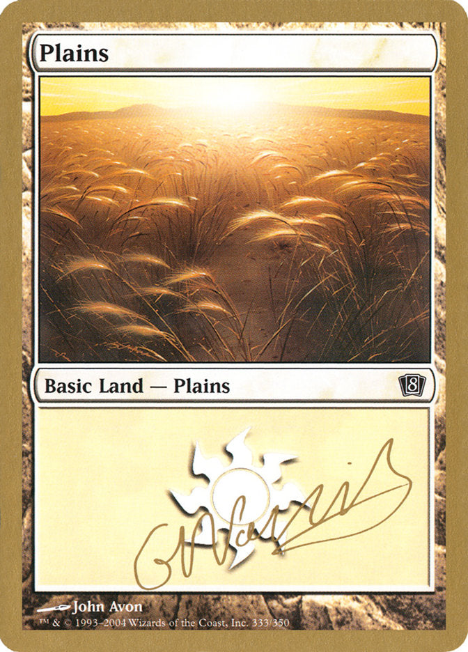 Plains (gn333) (Gabriel Nassif) [World Championship Decks 2004] | Mega City Incorporated