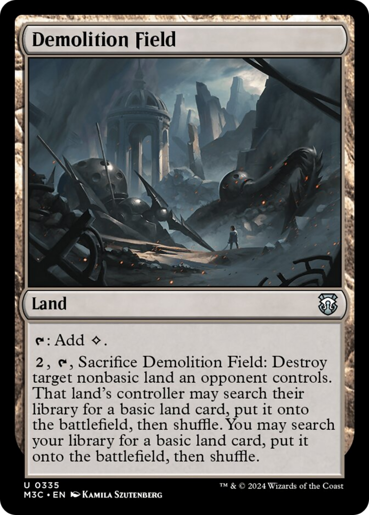 Demolition Field (Ripple Foil) [Modern Horizons 3 Commander] | Mega City Incorporated