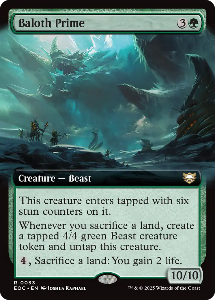 Baloth Prime (Extended Art) [Edge of Eternities Commander] | Mega City Incorporated