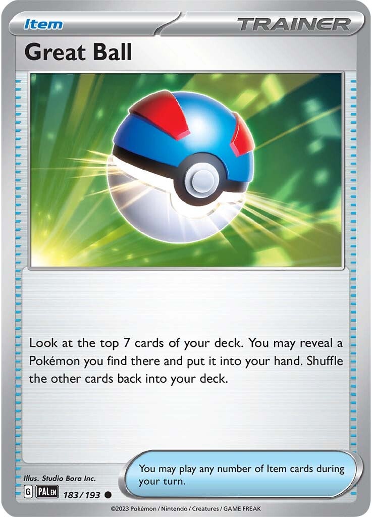 Great Ball (183/193) [Scarlet & Violet: Paldea Evolved] | Mega City Incorporated