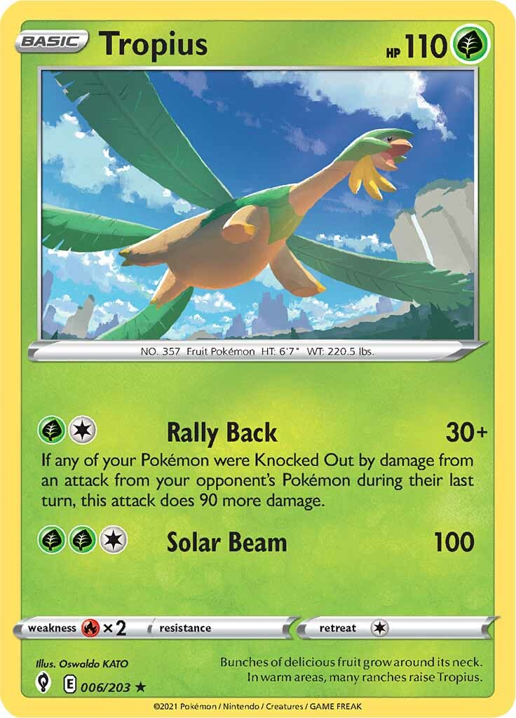 Tropius (006/203) [Sword & Shield: Evolving Skies] | Mega City Incorporated