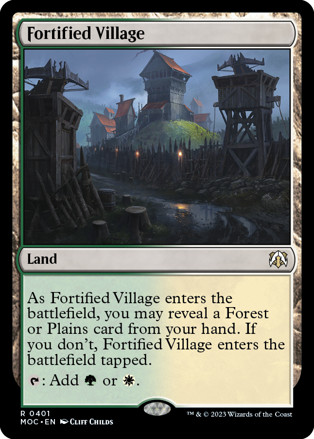 Fortified Village [March of the Machine Commander] | Mega City Incorporated