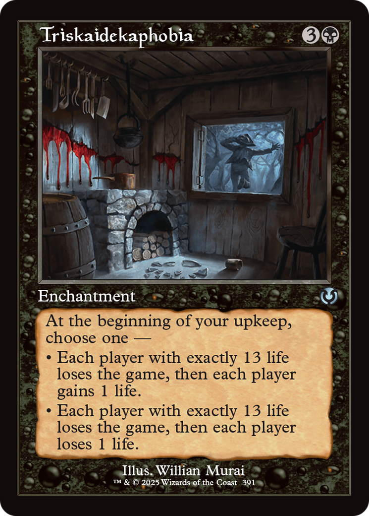 Triskaidekaphobia (Retro Frame) [Innistrad Remastered] | Mega City Incorporated