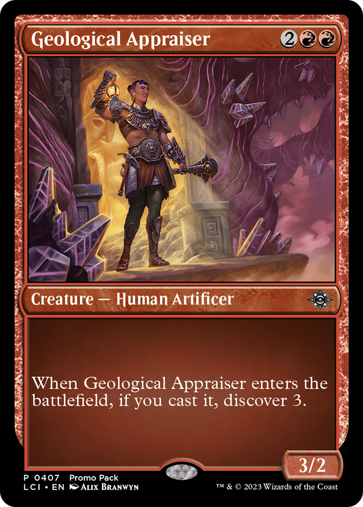 Geological Appraiser [The Lost Caverns of Ixalan Promos] | Mega City Incorporated