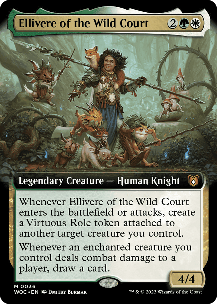 Ellivere of the Wild Court (Extended Art) [Wilds of Eldraine Commander] | Mega City Incorporated