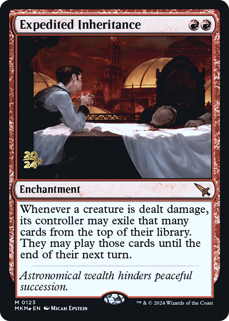 Expedited Inheritance [Murders at Karlov Manor Prerelease Promos] | Mega City Incorporated