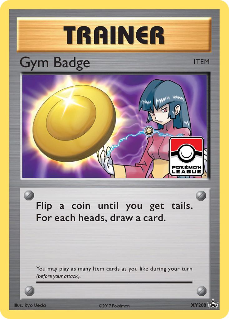 Gym Badge (XY208) (Sabrina) [XY: Black Star Promos] | Mega City Incorporated