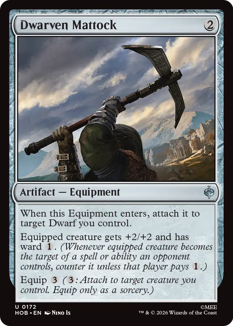 Dwarven Mattock [The Hobbit] | Mega City Incorporated