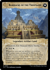 Thousand Moons Smithy // Barracks of the Thousand [The Lost Caverns of Ixalan Prerelease Cards] | Mega City Incorporated