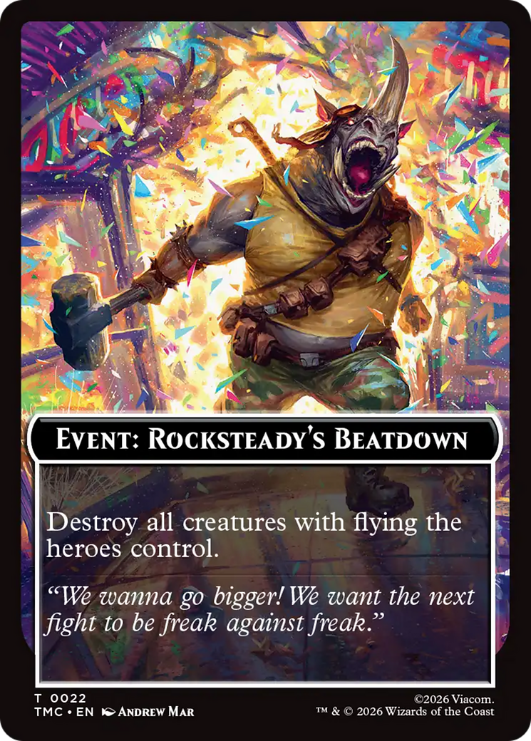 Event: Rocksteady's Beatdown [Teenage Mutant Ninja Turtles Commander Tokens] | Mega City Incorporated