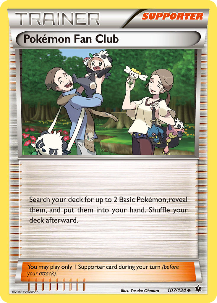 Pokemon Fan Club (107/124) [XY: Fates Collide] | Mega City Incorporated