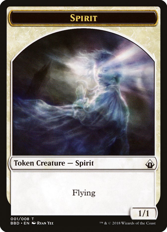 Spirit Token [Battlebond Tokens] | Mega City Incorporated