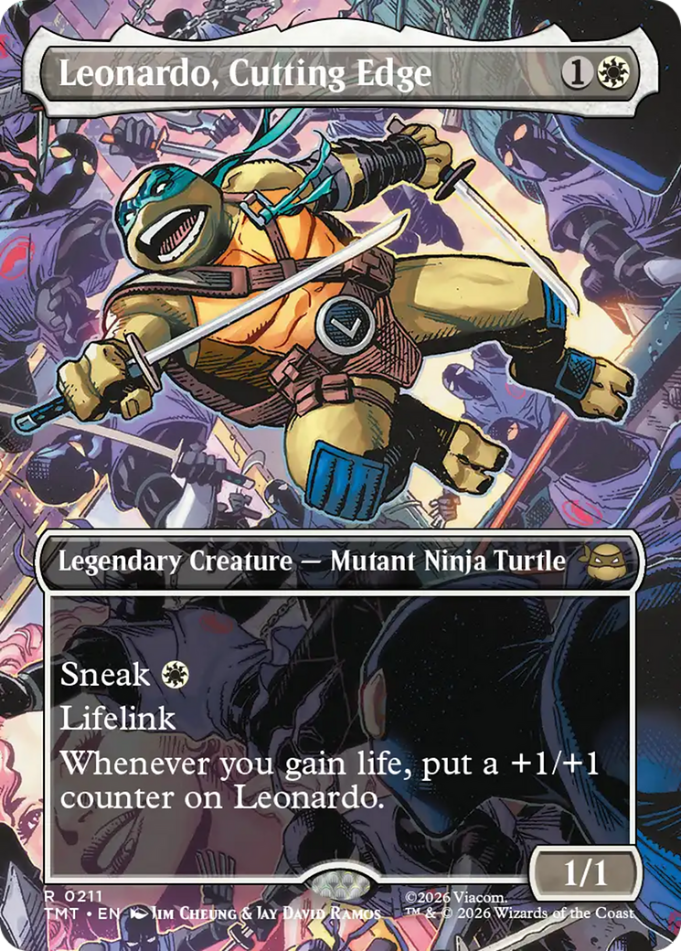 Leonardo, Cutting Edge (Borderless) [Teenage Mutant Ninja Turtles] | Mega City Incorporated
