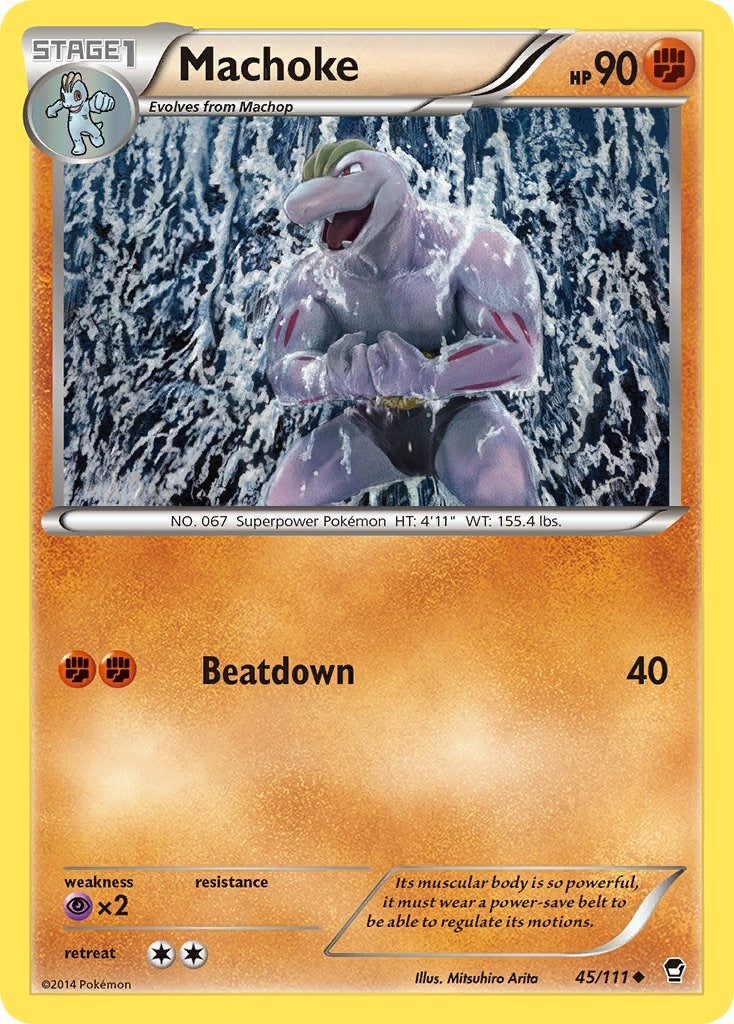 Machoke (45/111) [XY: Furious Fists] | Mega City Incorporated