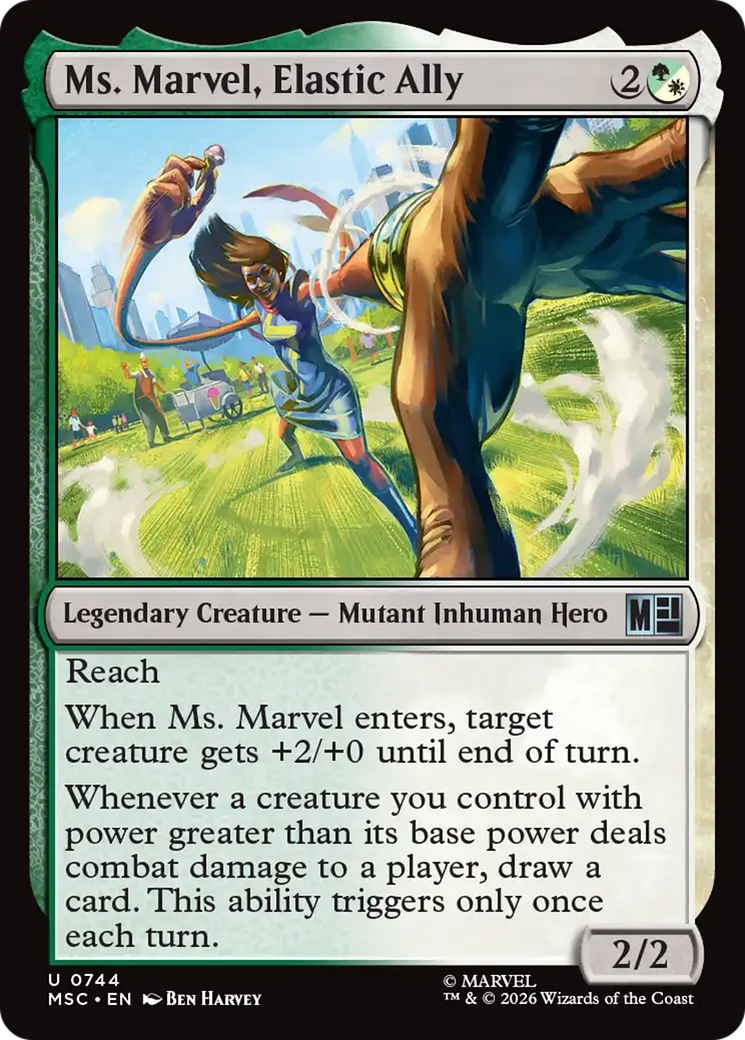 Ms. Marvel, Elastic Ally [Marvel Super Heroes Commander] | Mega City Incorporated