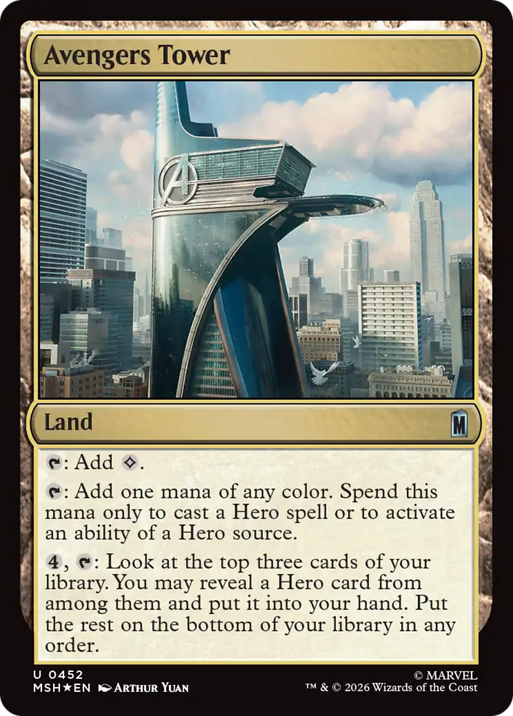 Avengers Tower (Surge Foil) [Marvel Super Heroes] | Mega City Incorporated