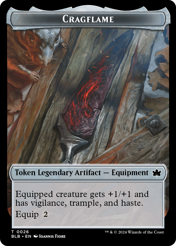 Cragflame Token [Bloomburrow Tokens] | Mega City Incorporated